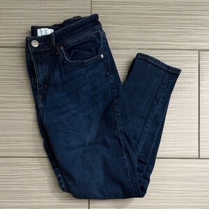 LOFT Outlet Women's Deep Indigo Skinny Jeans - Petite